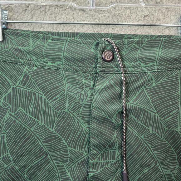 Mack Weldon Men's Green Hybrid Board Shorts Stretch Swim Size L - Picture 4 of 15